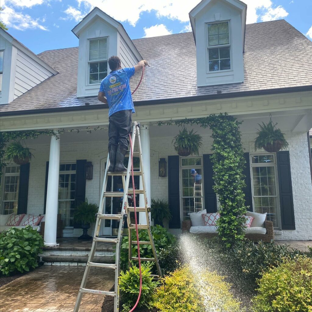 roof cleaning Greenville SC